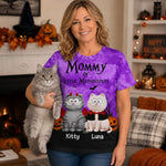 Custom T-shirt - Personalized Halloween Costume Birthday Gifts For Dog Cat Lovers, Dog Dad And Mom, Cat Owners - Paws Love Pumpkin Spice