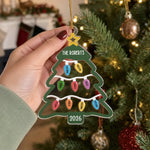 A Family's Love Is A Gift That Keeps On Giving - Family Personalized Custom Ornament - Acrylic Custom Shaped - Christmas Gift For Family Members