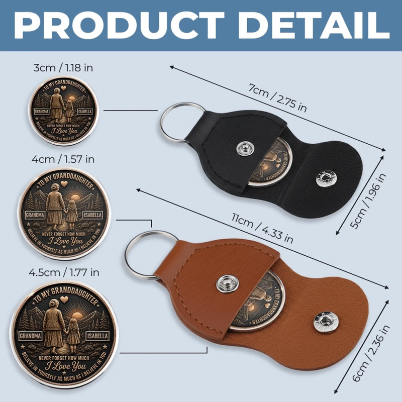 Custom Pocket Hug - Personalized Birthday Gifts For Granddaughter - Wrapped In Endless Love