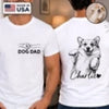 Custom Photo Unisex T-shirt - Personalized Father's Day Birthday Gifts For Dog Cat Lovers, Dog Dad And Mom, Cat Owners - Furry Friends Forever