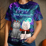 Custom T-shirt - Personalized Halloween Costume Birthday Gifts For Cat Lovers, Cat Mom And Dad - Witchy Whisker Wonders