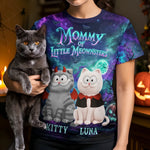 Custom T-shirt - Personalized Halloween Costume Birthday Gifts For Cat Lovers, Cat Mom And Dad - Witchy Whisker Wonders