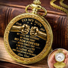 Custom Photo Pocket Watch - Personalized Birthday Gifts For Son - My Hero And My Pride
