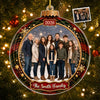Custom Photo Acrylic Ornament - Personalized Christmas Birthday Gifts For Mom, Dad, Brother, Sister - Love Makes A Family Whole