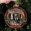 Custom Photo Acrylic Ornament - Personalized Christmas Birthday Gifts For Mom, Dad, Brother, Sister - Love Makes A Family Whole