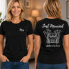 Custom T-shirt - Personalized Anniversary Wedding Gifts For Husband And Wife, Him And Her - Love On The Move