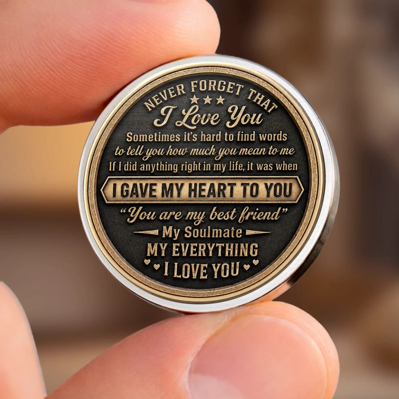 Custom Pocket Hug - Personalized Anniversary Wedding Gifts For Husband And Wife, Him And Her - To My Sweet Wife