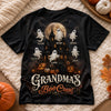 Custom Boo Crew T-shirt - Personalized Halloween Birthday Gifts For Mom, Grandma - Grandma’s Favorite Ghosts