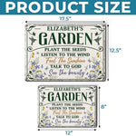 Custom Home Decor Metal Sign - Personalized  Birthday Garden Gifts For Gardeners - Planting Smiles, Growing Happiness