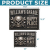 Custom Home Decor Metal Sign - Personalized Birthday Gifts For Husband, Son, Grandson, Brother, Grandpa, Dad, Yourself, Mechanic - Work Hard Ride Harder