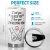 Custom Tumbler - Personalized Anniversary Wedding Gifts For Husband And Wife, Him And Her - To Love And Hold