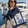 Custom Canvas Tote Bag - Personalized Summer Vacation And Travel Gifts For Mom, Dad, Brother, Sister - Sea Days Best Days