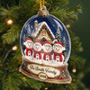 Custom Snowman Acrylic Ornament - Personalized Christmas Birthday Gifts For Mom, Dad, Brother, Sister - Together In Our Winter Wonderland