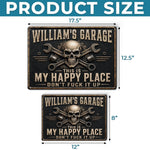 Custom Home Decor Metal Sign - Personalized Birthday Gifts For Mechanic, Dad, Grandpa - Just Fix It Yourself