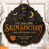 Custom Wood Sign -  Personalized Halloween Decor Birthday Gifts For Mom, Dad, Brother, Sister, Kids - Spooky Season Feline Love