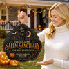Custom Wood Sign -  Personalized Halloween Decor Birthday Gifts For Mom, Dad, Brother, Sister, Kids - Spooky Season Feline Love