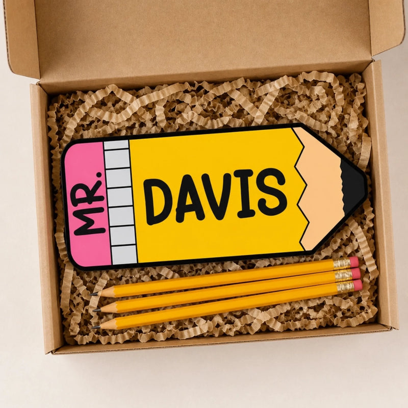 Custom Wooden Pencil Holder - Personalized Teacher Appreciation, Back To School Gifts For Teachers - Teaching With Love Daily