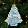 Custom Sea Glass Acrylic Ornament - Personalized Christmas Birthday Gifts For Mom, Dad, Brother, Sister - Holiday Traditions Last Forever