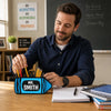 Custom Wooden Pencil Holder - Personalized Teacher Appreciation, Back To School Gifts For Teachers - Making Learning Fun Together