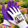 Custom Coated Grip Gardening Gloves - Personalized Birthday Garden Gifts For Gardeners - My Garden My Peace