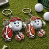 Custom Golf Shaped Acrylic Keychain - Personalized Birthday Gifts For Golf Lovers, Sports Fans, Sports Lovers - Swing With Confidence