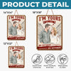 Custom Photo Wood Sign - Personalized Anniversary Wedding Gifts For Husband And Wife, Him And Her - I'm Yours, No Returns