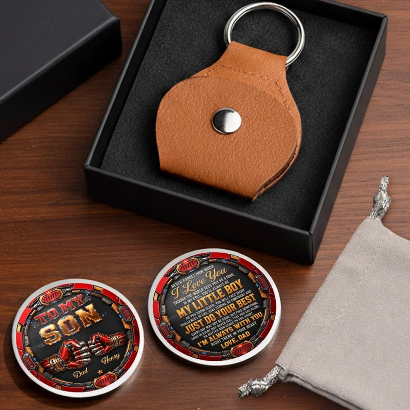 Custom Pocket Hug - Personalized Birthday Gifts For Son, Grandson - Our Greatest Legacy