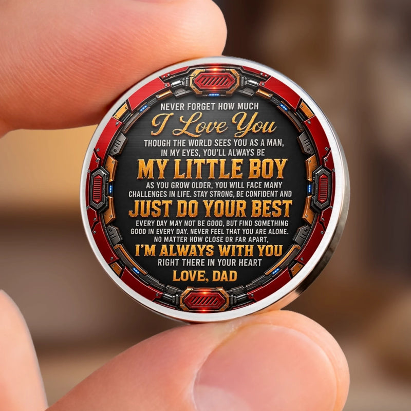 Custom Pocket Hug - Personalized Birthday Gifts For Son, Grandson - Our Greatest Legacy