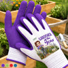 Custom Coated Grip Gardening Gloves - Personalized Birthday Garden Gifts For Gardeners - Garden Days Happy Hearts