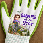 Custom Coated Grip Gardening Gloves - Personalized Birthday Garden Gifts For Gardeners, Women - Garden Days Happy Hearts
