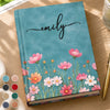 Custom Hardcover Journal - Personalized Birthday Gifts For Wife, Daughter, Besties, Sisters, Granddaughter, Grandma, Mom, Yourself - Sweet Floral Memory Keeper