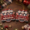 Custom Snowman Premium 3D Ornament - Personalized America 250th Anniversary Christmas Gifts For Mom, Dad, Brother, Sister - Celebrating Home And Holiday