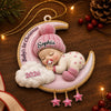 Custom First Christmas Premium 3D Ornament - Personalized Christmas Baby Shower, Gender Reveal Gifts For New Moms, New Dads, New Parents - My Very First Christmas