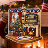 Custom Acrylic Ornament - Personalized America 250th Anniversary Christmas Gifts For Mom, Dad, Brother, Sister - Home Of The Brave Always