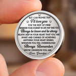 Custom Pocket Hug - Personalized Birthday Gifts For Grandson - I Will Love You Forever