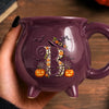 Custom Cauldron Coffee Mug - Personalized Halloween Gifts For Wife, Daughter, Besties, Sisters, Granddaughter, Grandma, Mom, Yourself - Witchy Sips, Spooky Season