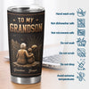 Custom Tumbler - Personalized Birthday Gifts For Grandson - My Greatest Blessing In Life