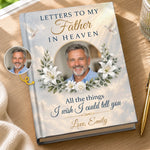Custom Photo Hardcover Journal - Personalized  Memorial Sympathy Gifts For Dad - Missing You Every Single Day