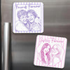 Custom Photo Acrylic Fridge Magnet - Personalized Best Friend Birthday Gifts For Women, Besties, Sisters, BFF - Good Times Never Get Old