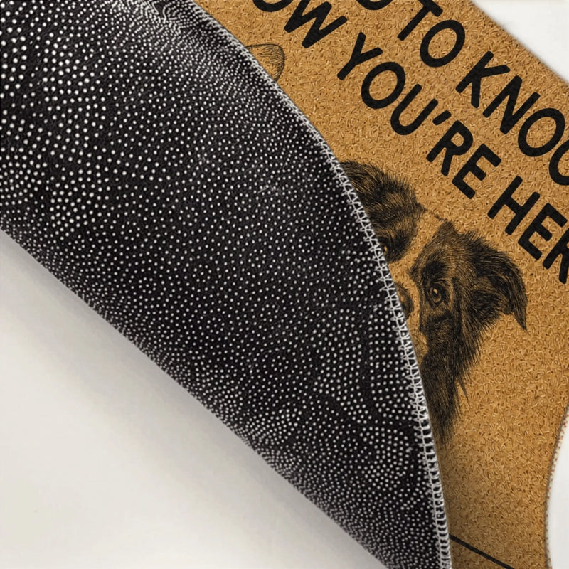 Custom Photo Home Decor Decorative Mat - Personalized Birthday Gifts For Dog Cat Lovers, Dog Dad And Mom, Cat Owners - Paws In The House