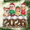 Custom Acrylic Ornament - Personalized Christmas Birthday Gifts For Mom, Dad, Brother, Sister, Dog Cat Lovers - Home Is Where We Gather