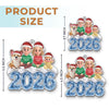 Custom Acrylic Ornament - Personalized Christmas Birthday Gifts For Mom, Dad, Brother, Sister, Dog Cat Lovers - Love Grows Best Together