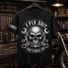 Custom T-Shirt - Personalized Birthday Gifts For Husband, Son, Grandson, Brother, Grandpa, Dad, Yourself - No Problem I Can't Fix
