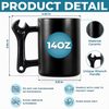 Custom Coffee Mug With Wrench Handle - Personalized Birthday Gifts For Husband, Son, Grandson, Brother, Grandpa, Dad, Yourself - If It's Broken I Fix It