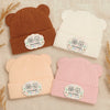 Custom Baby Beanie And Mittens Set - Personalized Baby Shower, Gender Reveal Gifts For New Moms, New Dads, New Parents, Dog Cat Lovers - Surrounded By Love And Paws