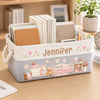 Custom Storage Basket - Personalized Baby Shower, Gender Reveal Gifts For New Moms, New Dads, New Parents - Tiny Hands Big Dreams