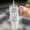 Custom 40 Oz Stainless Steel Tumbler With Handle - Personalized  Anniversary Wedding Gifts For Husband And Wife, Him And Her - Keeping You For Life