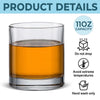 Custom 11oz Whiskey Glass - Personalized Anniversary Wedding Gifts For Husband And Wife, Him And Her - Roots Of Endless Love