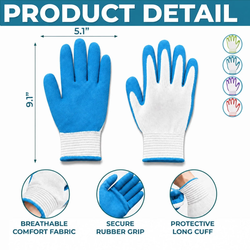 Custom Coated Grip Gardening Gloves - Personalized Birthday Garden Gifts For Gardeners,  Husband, Son, Grandson, Brother, Grandpa, Dad, Yourself - Gardener Of The Year