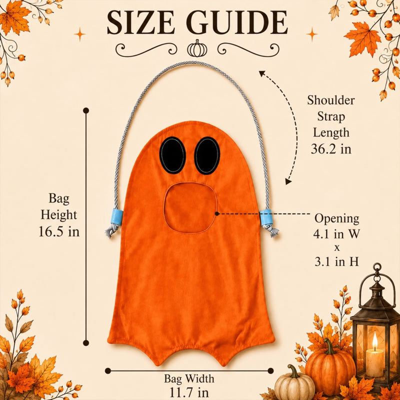 Custom Ghost Bag - Personalized Halloween  Birthday Gifts For Kids - Little Spook Big Smile